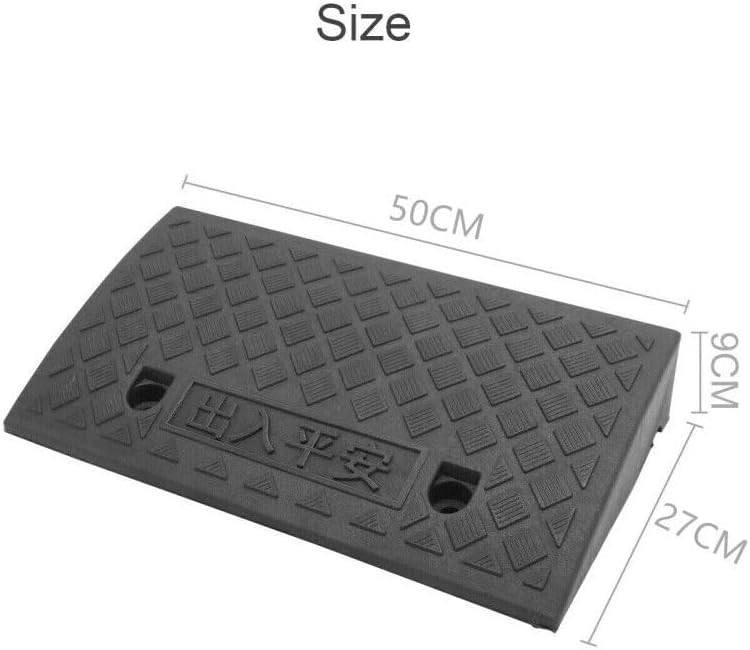 2X 50cm Heavy Duty Rubber Kerb Ramps for HGV Caravans Lorry Car Truck ...