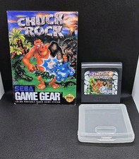 Chuck Rock Sega Game Gear ~ Works Great! ~ With Manual ~ Authentic & Tested!