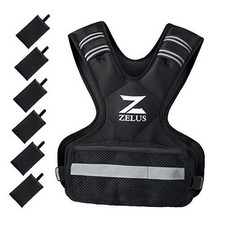 ZELUS Weighted Vest for Men and Women  4-10lb//20-32lb Vest with 6 11-20lb