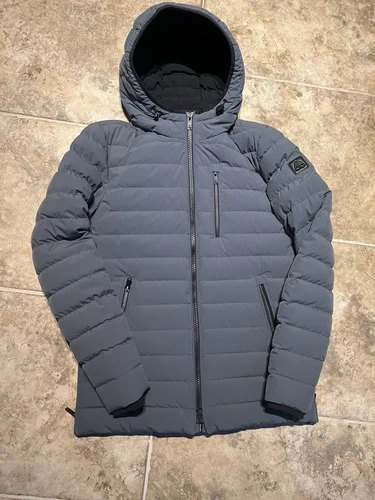 CANADA GOOSE Giacca cappotto parka donna invernale con cappuccio Moose Knuckles grigio piccolo