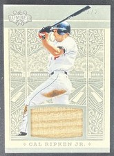 2025 Leaf Lumber - Game Used Bat Cal Ripken #GL-15 Silver  2/2 (MEM)