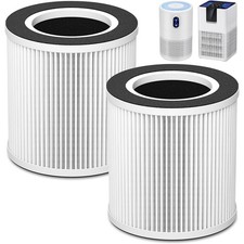 2 Pack H13 True HEPA Filter for MOOKA B-D02L Filter Replacement
