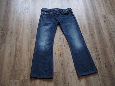 VINTAGE DIESEL ZATHAN (008M2) Flare Bootcut Jeans W34 L31 (VON L32 GEKÜRZT) RE56