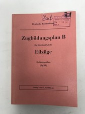 DB - Zugbildungsplan B für überb. Eilzüge - Reihungsplan - (Zp BR) - gültig 1981
