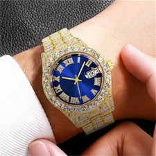 Mens Steel Band Quartz Watch