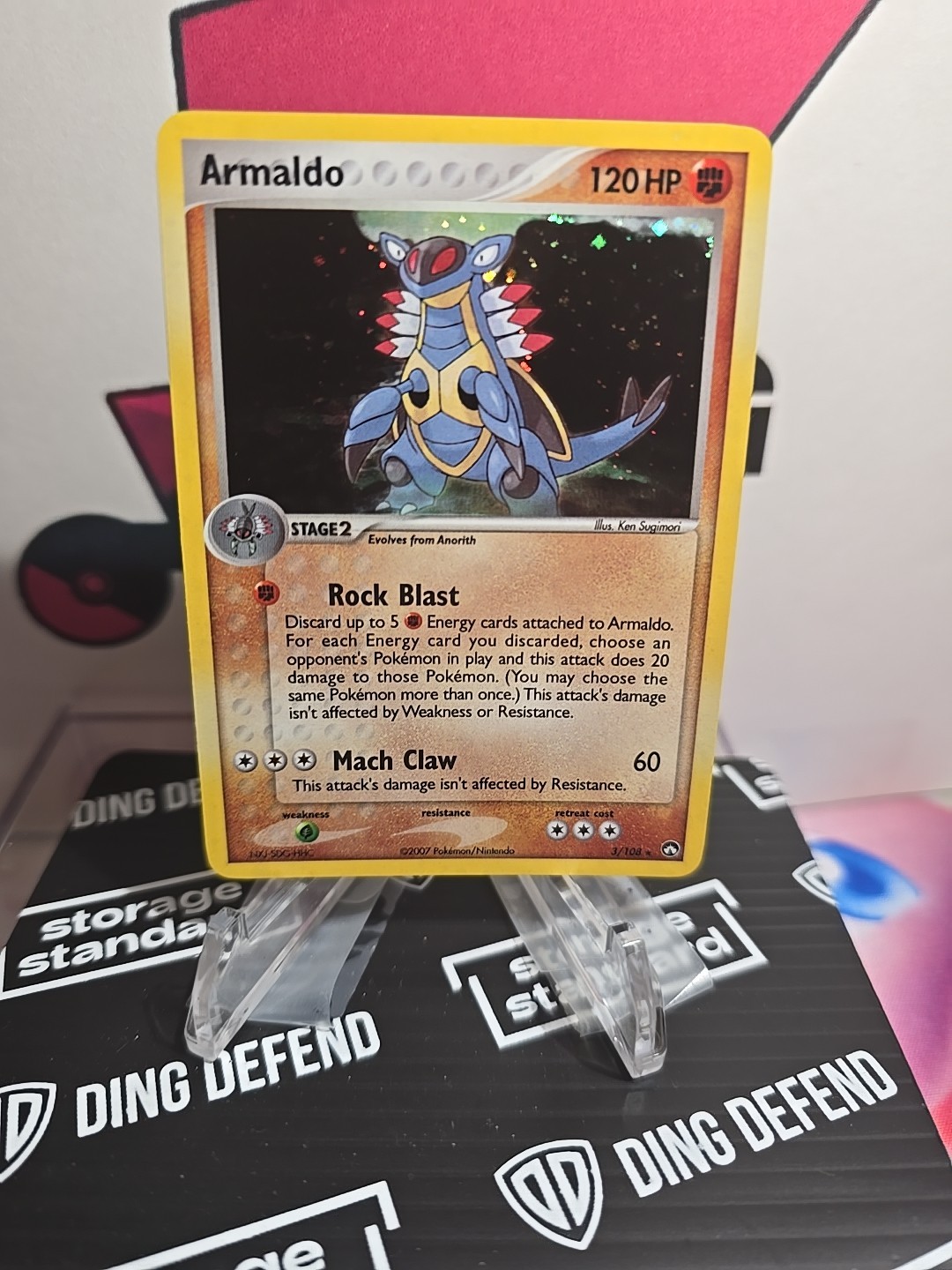 Armaldo 3/108 NM EX Power Keepers 2007 Holo Rare Pokemon TCG Card