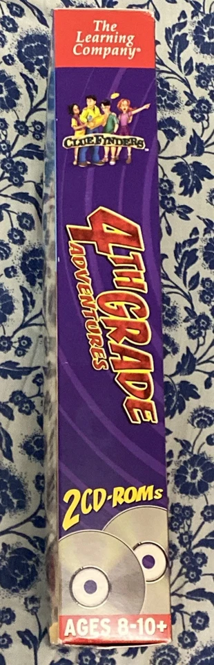 Clue Finders PC CD-Rom 4th Grade Adventures Windows/Mac BIG BOX Vintage NOS - Image 4 of 4