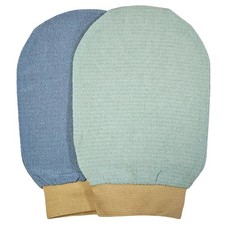 Exfoliating Gloves for Shower Body Scrubber Mitt 2 Pcs Exfoliating Gloves for
