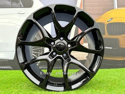 4X R20 Zoll 5X127 Jeep SRT Style Schwarz Glänzend Räder : Passend Für Grand