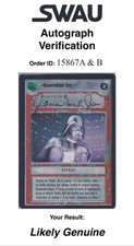 Star Wars CCG - James Earl Jones (Darth Vader) - signed card - SWAU verification