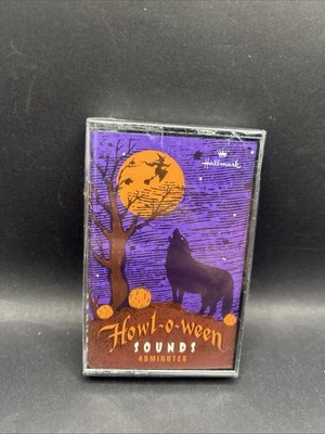 Hallmark Howl-O-Ween Scary Halloween Sounds 45-minute Horror Cassette OOP