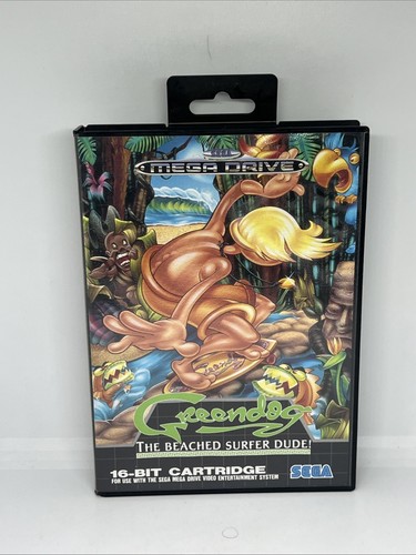 Greendog The Beached Surfer Dude Game For Sega Megadrive Complete