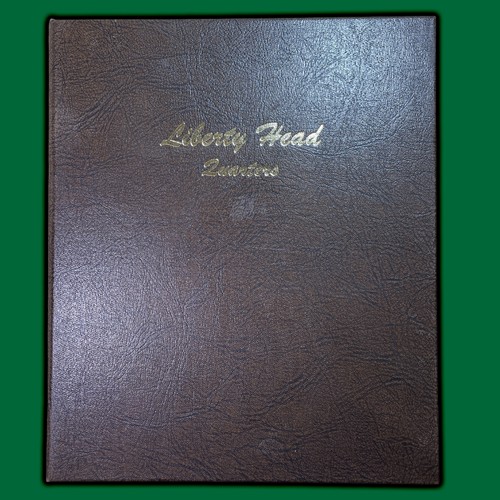 Barber Liberty Head Quarters Dansco Album 7130, Used #38018