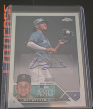 Topps 2023 Chrome Update Luis Castillo ASGA-LC Mariners ASG Autograph Insert