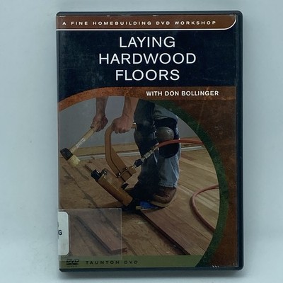 Laying Hardwood Floors w/ Don Bollinger DVD OOP DIY Home Improvement EX-LIBRARY