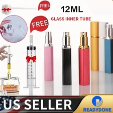 12ml Mini Portable Refillable Scent Bottle Travel Perfume Atomiser Spray Pump