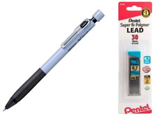 Writech W Pencil 0.7mm Blue Barrel w/30 pcs HB-Lead Carded Office School Home