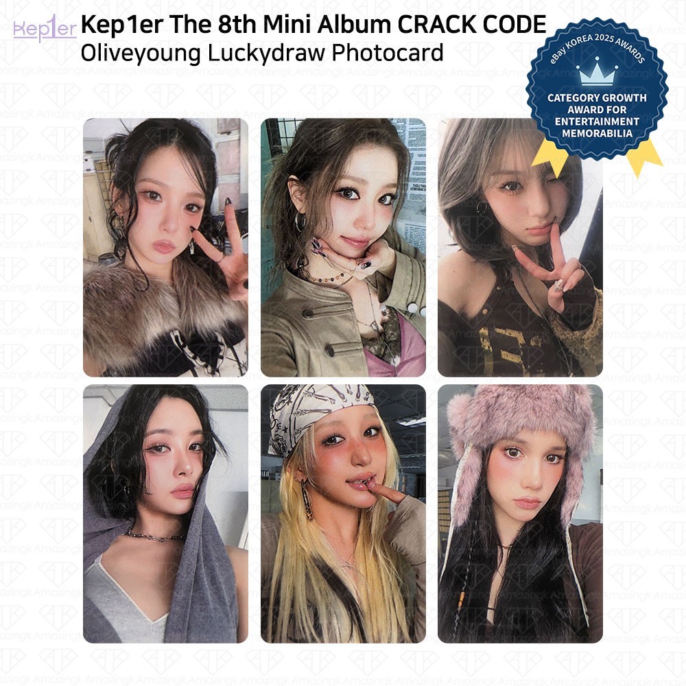Kep1er 8th Mini Album Crack Code OliveYoung LuckyDraw Photocard | eBay