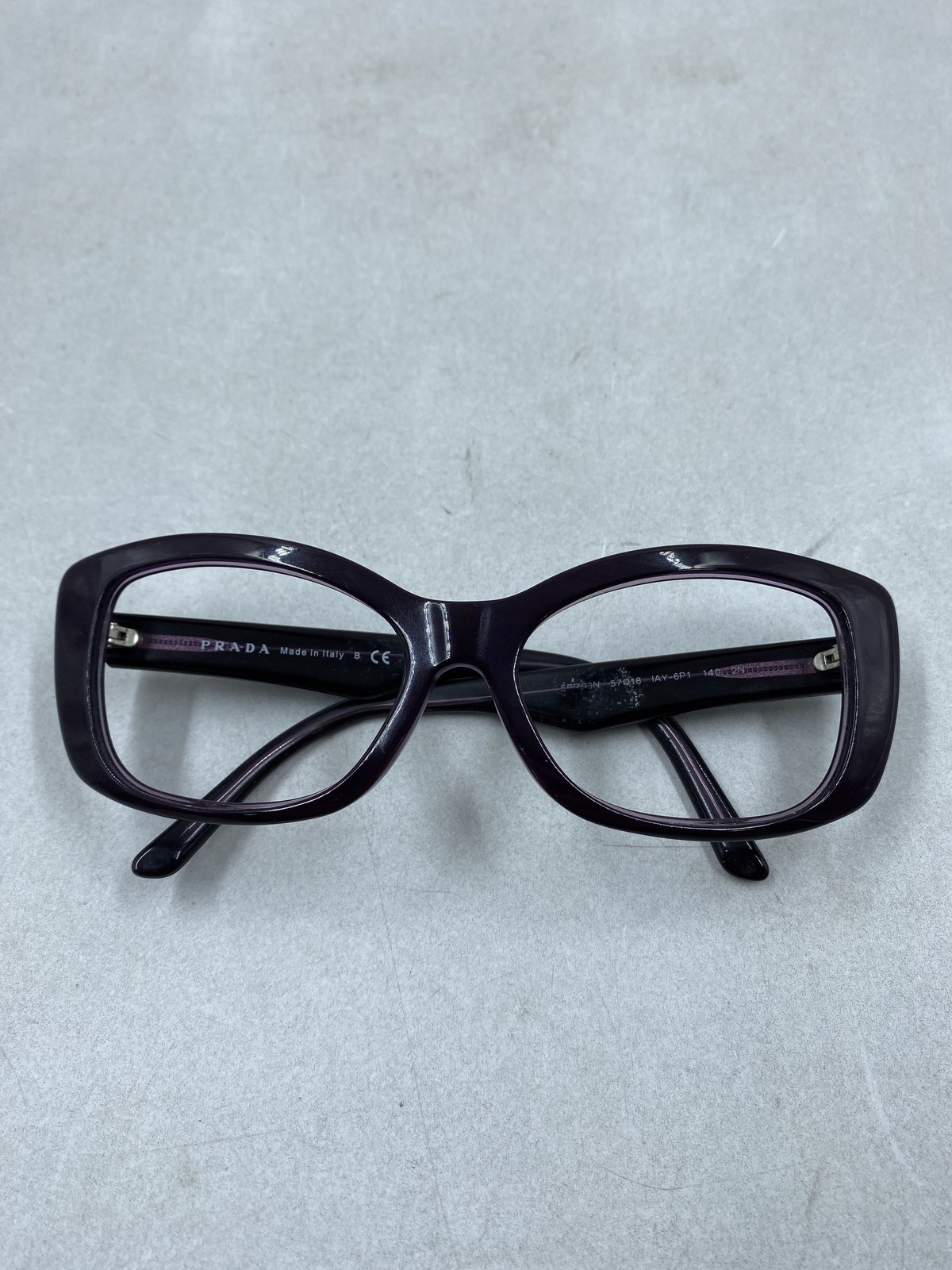 Prada Purple Rectangle Eyeglasses - image 1