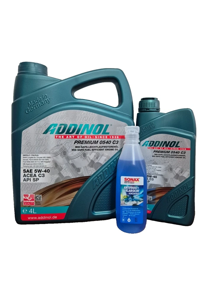 ADDINOL PREMIUM 0540 C3 5 L (4+1 Liter ) SAE 5W-40 Leichtlauf Motorenöl