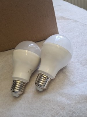 Amazon Basics Smart Dimmbare LED Glühbirne E27 Sockel Soft Weiß 8W 2 Stück Neu