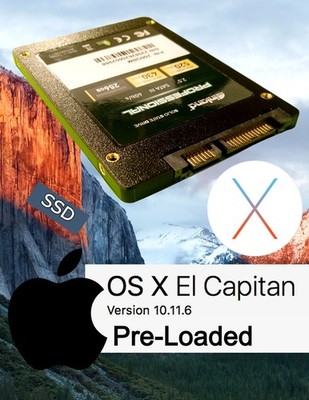 256GB 2.5'' SSD | OS X El Capitan 10.11 Pre-Loaded | MACBOOK PRO 2010 2011 2012