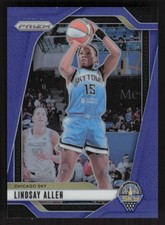 2024 Panini Prizm WNBA #107 Lindsay Allen Blue Prizms #/199