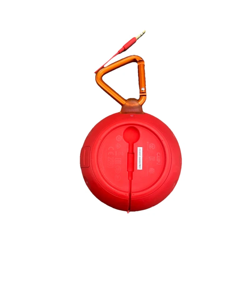 JBL Clip 2 防水便携式蓝牙扬声器 - 红色 - 已测试 — 第 3/3 张图片