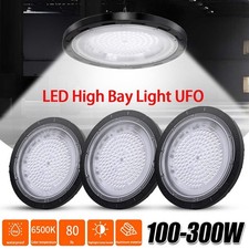 LED High Bay Light UFO 100/200/300W Workshop Factory Warehouse Industrial Lights