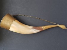 Trinkhorn 1970er Wand DEKO Wikinger