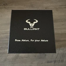 NEW Bulliant Men’s Leather Ratchet Belt Black Adjust 36” Trim to 28” Gift Box