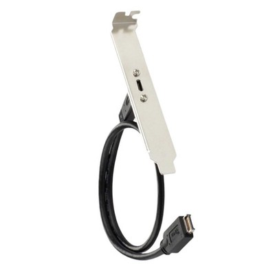 50cm Length Plug & Play Type E PCI-E to Type C Female Cable Extension Cord