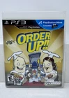 Order Up (Sony PlayStation 3, 2012) CIB Complete