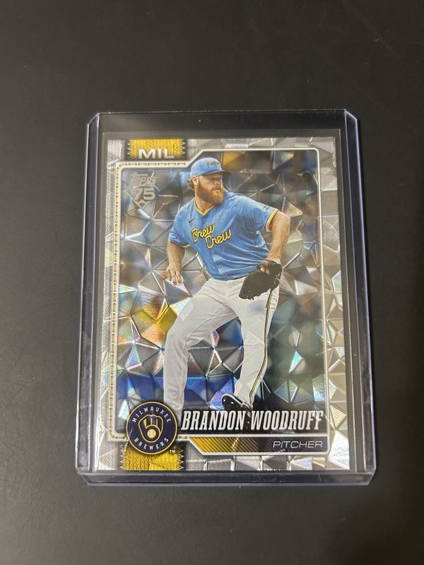 2026 Topps Series 2 Baseball Brandon Woodruff DIAMANTE FOIL #518 -Brewers