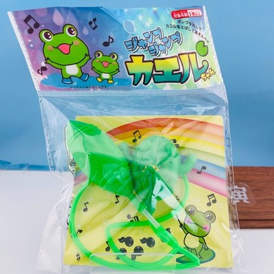 Japanese toys Springing frog Kaeru chan 2.2×1.4×21.1 inch From Japan New Rare