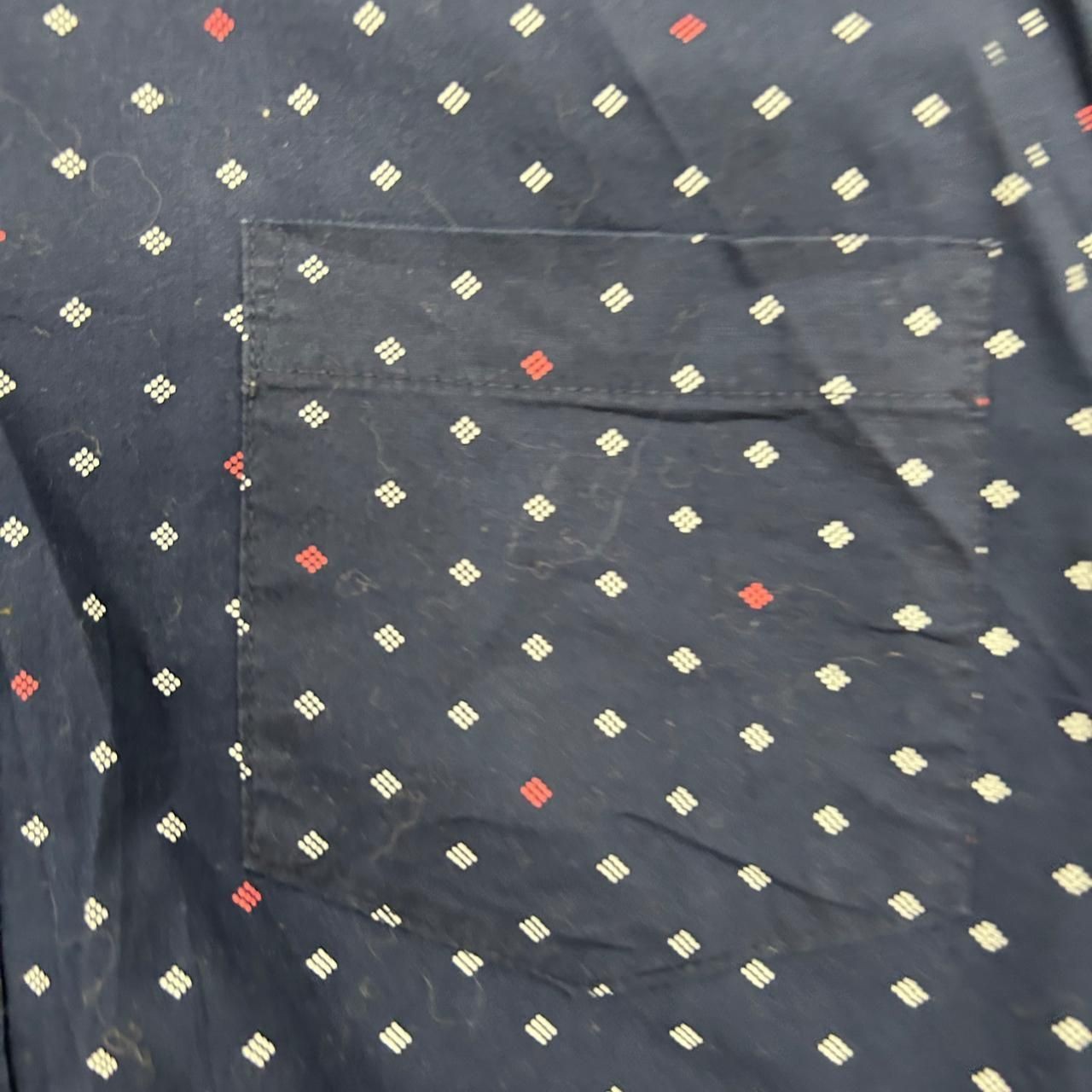 Lee Shirt regular fit patterned short sleeve shirt Men's L thumbnail 3