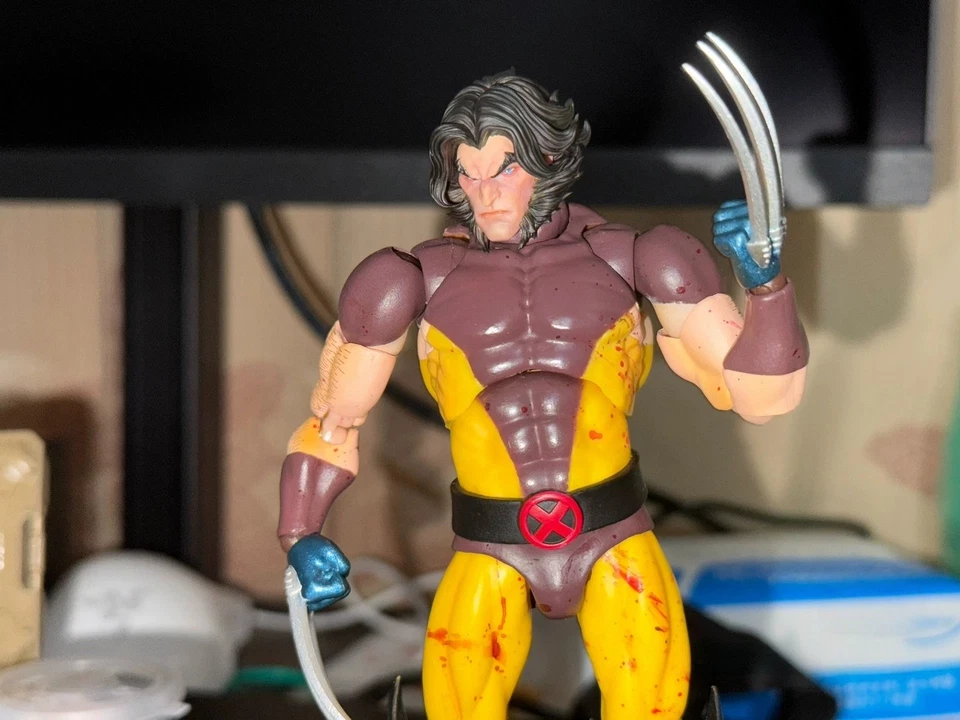 1/12彩绘游戏金刚狼头雕塑适合6英寸ML可动人偶 — 第 4/4 张图片