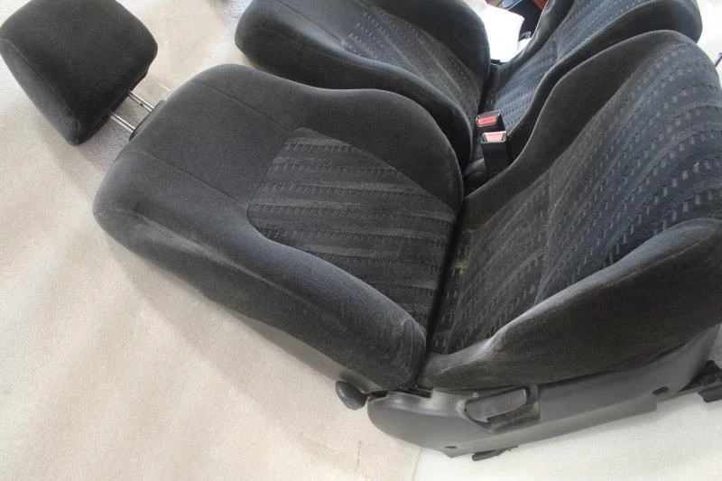1997 1998 1999 2000 2001 HONDA PRELUDE DRIVER PASSENGER FRONT SEATS BLACK Foto 4 de 4