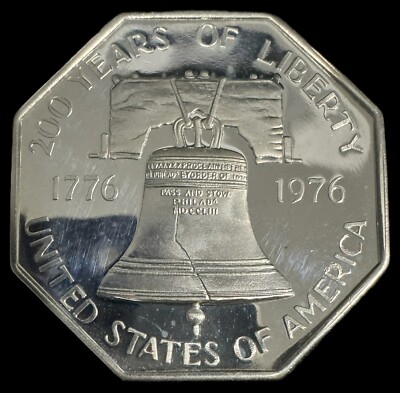 1976 Liberty Bell 1 oz .999 Silver Octagon | eBay