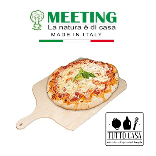 PALA PER PIZZA IN LEGNO DI BETULLA CM 49 X 36 TAGLIERE VASSOIO CON MANICO |  eBay