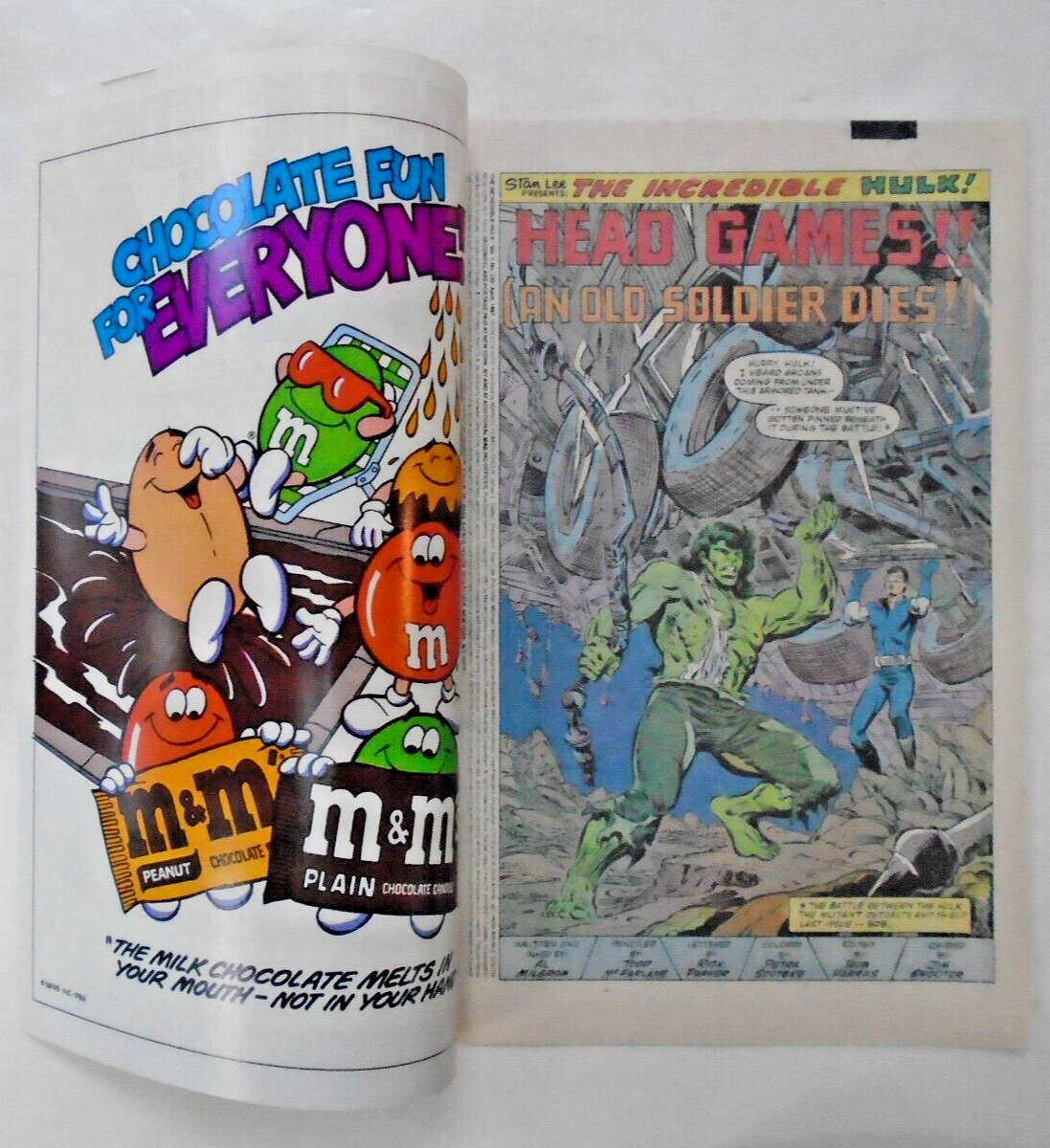 少年漫画 Incredible Hulk #330 *1st McFarlane Incredible Hulk
