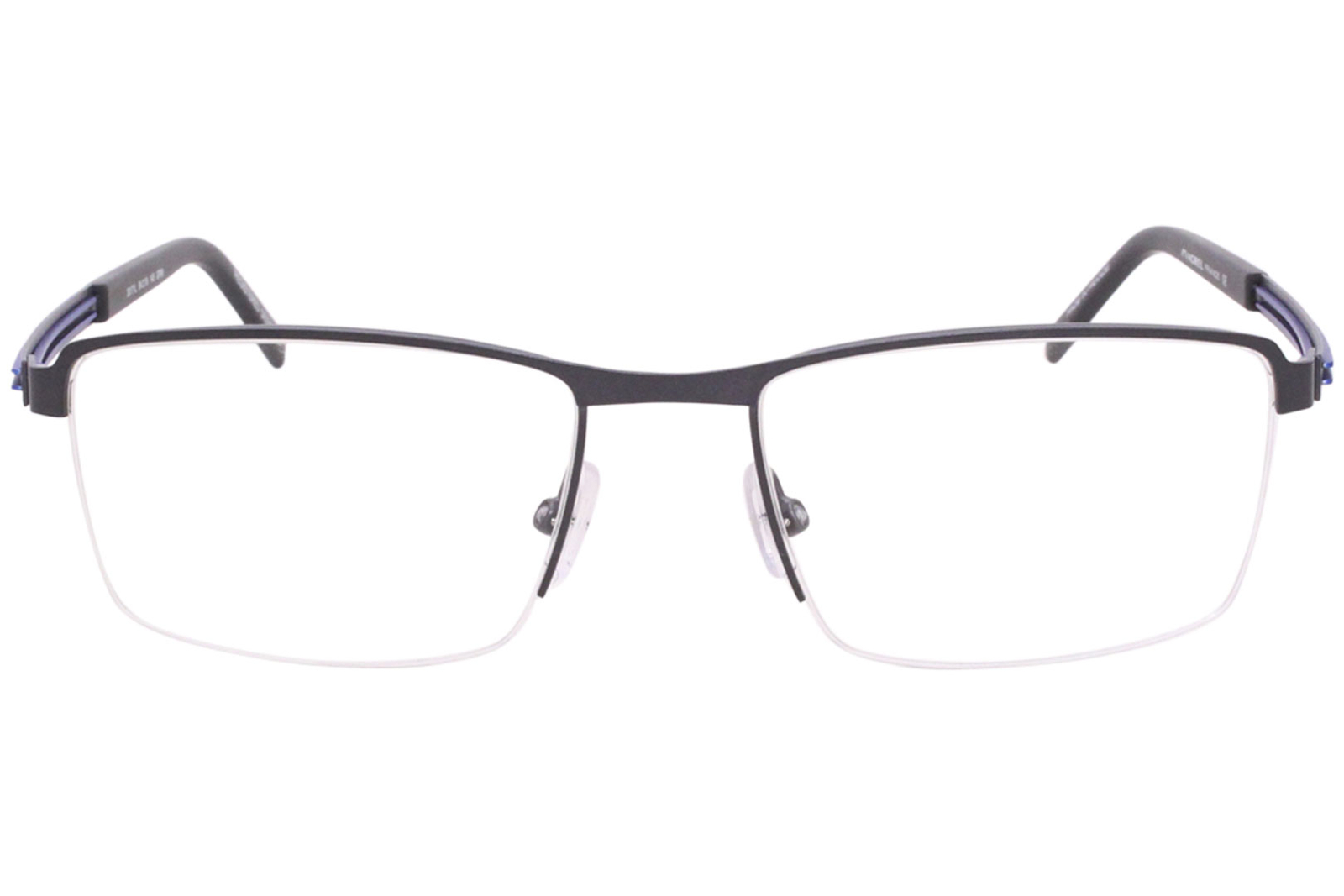 Morel Lightec 30171L NG04 Eyeglasses Men's Black/Blue Optical Frame
