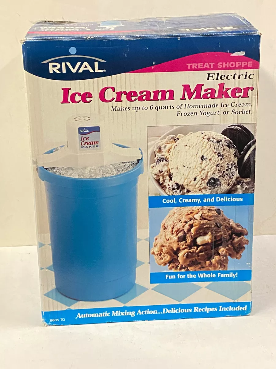 Rival 6 quart ice cream maker recipes sales