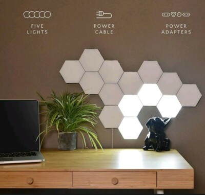Quantum Light Touch Sensor Colorful Lights LED Hexagon Light As seen on Tiktok
