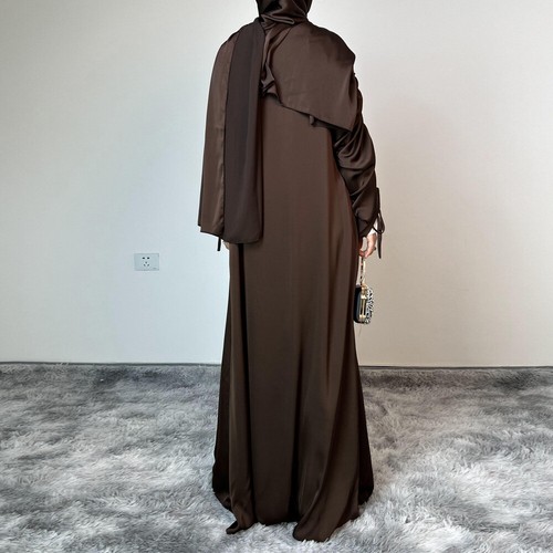 Dubai Kaftan Abaya Women Muslim Long Sleeve Maxi Dress Islamic Party Gown Robe - Picture 34 of 34
