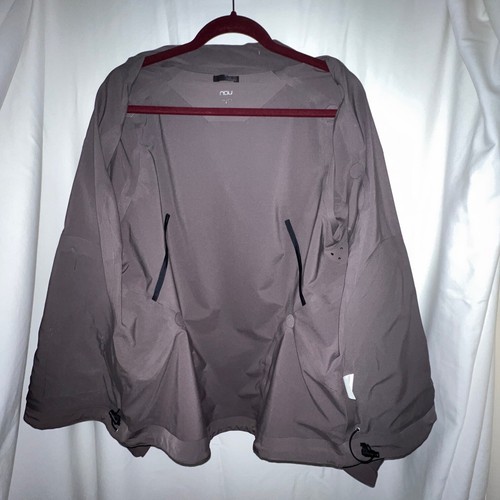 NAU Gray 100% Recycled Polyester Lightweight Jacket - Size Women's Large - Picture 3 of 9