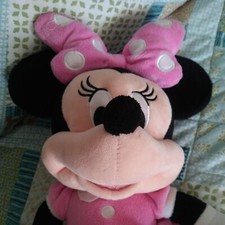 Disney Minnie Mouse 18" Pink White Large Plush