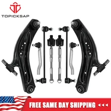 8Pc Front Lower Control Arm Sway Bar Link Tie Rod Kit For 2014-2018 Nissan Rogue