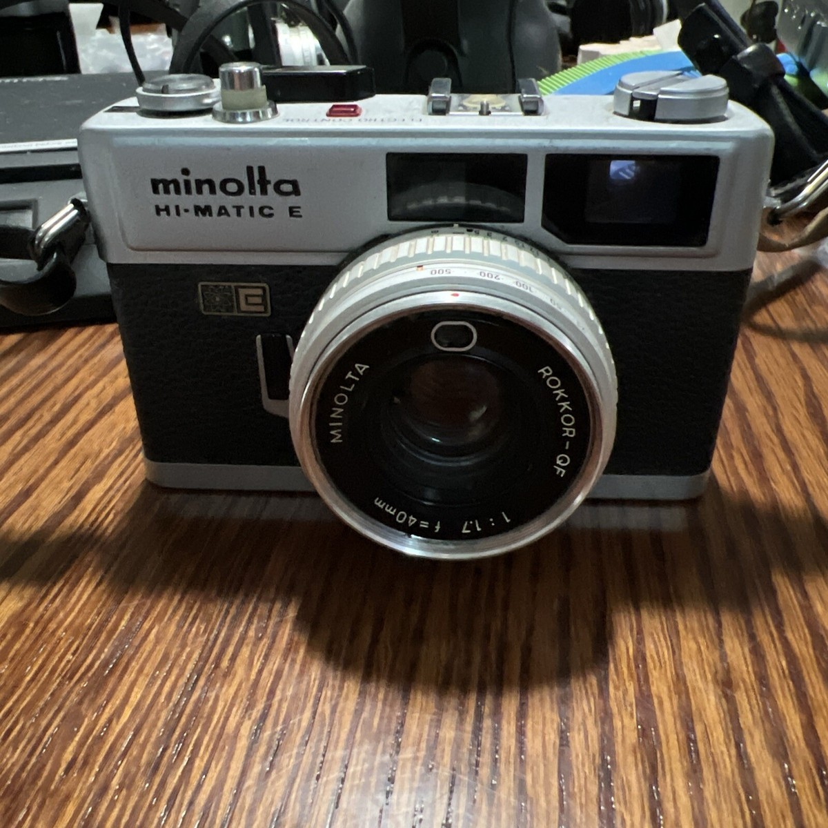 ミノルタ Minolta Hi-Matic E 40mm F1.7 #648 MInolta HI-Matic E 40mm f1.7 Auto Exposure Rangefinder Film