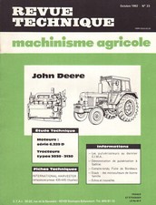 REVUE TECHNIQUE TRACTEURS  JOHN DEERE 3030   3130